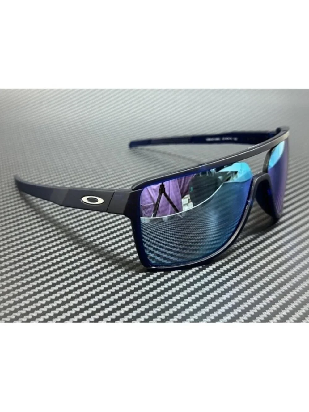 New Oakley Men Matte Blue Sunglasses 63-12-133